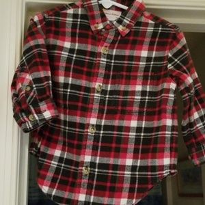hanna Andersson flannel shirt